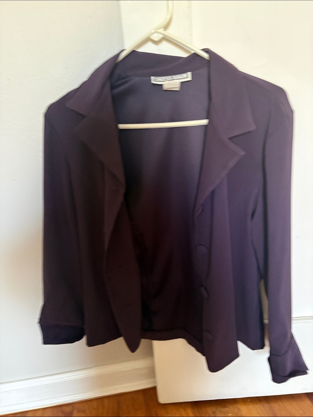Lafayette 148 New York Deep Plum Tailored Women's Blazer